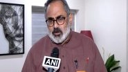 India News | Cautionary Message Against Radical Parties: BJP's Rajeev Chandrasekhar Condemns Delhi Blast