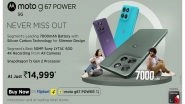 Business News | Moto G67 POWER Goes on Sale -- Best Camera Phone Under Rs. 15K with 7000mAh Battery, 50MP Sony LYTIA&trade; 600, Snapdragon&reg; 7s Gen 2 -- at Just Rs.14,999*