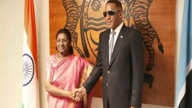 World News | President Murmu Holds Delegation-level Talks with Botswana Counterpart Duma Boko