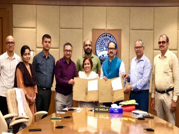 India News | Gauhati University Signs MoU with Omeo Kumar Das Institute of Social Change and Development
