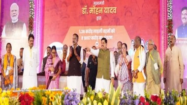 India News | Govt Accomplished Commitment Made Towards Women's Welfare, Says MP CM Yadav After Transferring Increased Ladli Behana Yojana Aid