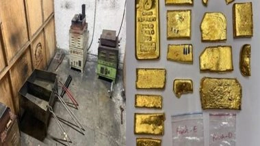 India News | Operation Bullion Blaze: DRI Disrupts Major Gold Smuggling, Melting Syndicate in Mumbai; 11.88 Kg Gold Seized and 11 Held