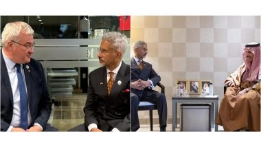 World News | EAM Jaishankar Meets Saudi, Ukrainian Counterparts on Sidelines of G7 Foreign Ministers' Meeting