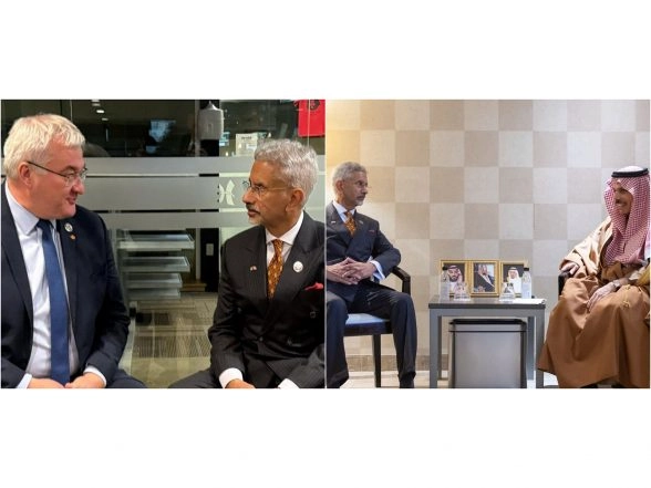 World News | EAM Jaishankar Meets Saudi, Ukrainian Counterparts on Sidelines of G7 Foreign Ministers' Meeting