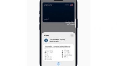 Business News | Apple Launches Digital ID Feature for Secure ID Use in Apple Wallet