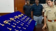 India News | Kakinada Police Recover 624g Gold Worth ₹60L, Three Arrested in Theft Case