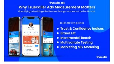 Business News | Truecaller Unveils ROI of Trust - Its First, Complete Measurement Suite to Track Attention, Trust, Confidence and Advertising Impact at Scale