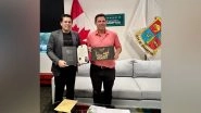 Business News | Mayor Patrick Brown of Brampton, Canada Recognizes Kaifi Bharti for Championing Indian Heritage and Global Cultural Exchange