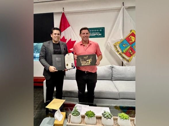 Business News | Mayor Patrick Brown of Brampton, Canada Recognizes Kaifi Bharti for Championing Indian Heritage and Global Cultural Exchange