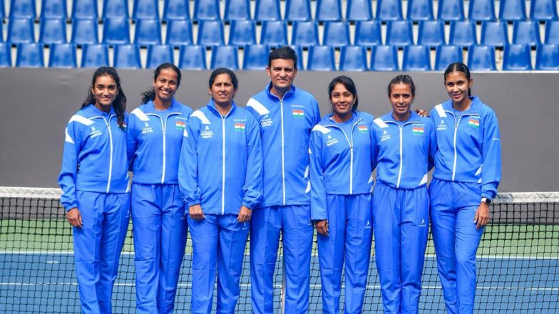 Sports News | Indian Women Tennis Stars Set for Historic Outing at Billie Jean King Cup Play-Offs in Bengaluru