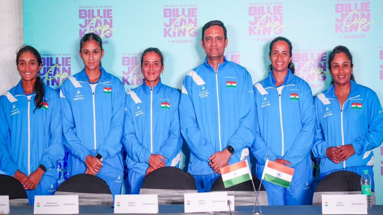 Sports News | Billie Jean King Cup Playoffs: Netherlands, Slovenia, India Set to Fight It out for Top Spot