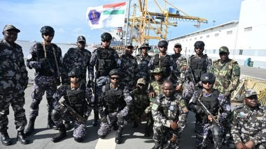 World News | INS Savitri Crew Takes Part in Joint Training Session with Mozambique Navy