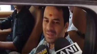 India News | Tej Pratap Yadav Inspects Strong Room at Raj Narain College Ahead of Election Results Day