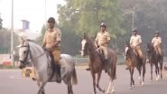 India News | Mounted Police Conduct Patrolling as Counting for Bihar Elections Goes on