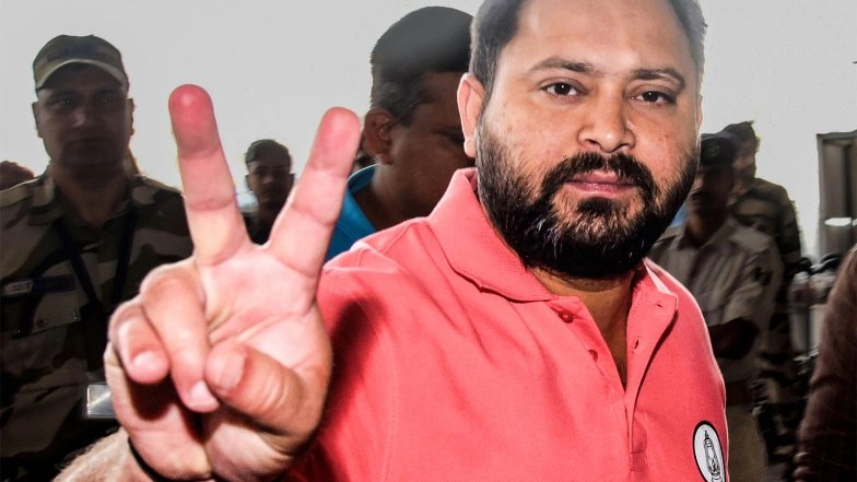 India News | While Mahagathbandhan Trails, Tejashwi Yadav Leads from Raghopur Seat