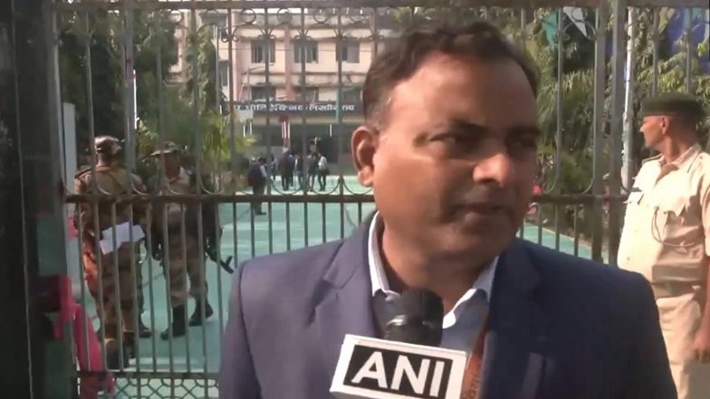 India News | Bihar Polls: Tight Security as Vote Counting Underway in Lakhisarai; BJP's Vijay Kumar Sinha Leads in Early Trends