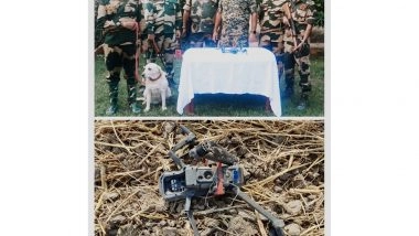 India News | Punjab: BSF Foils Multiple Cross-border Smuggling Attempts; Recovers Drone, Pistols, Heroin