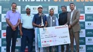 Sports News | Trident Open 2025: Manu Gandas Triumphs in Three-way Playoff to Return to Winning Ways