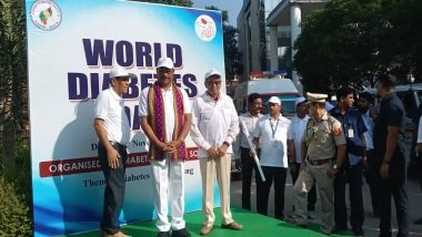 India News | Tripura Governor Flags off World Diabetes Day Rally, Urges Public Awareness, Healthy Lifestyle