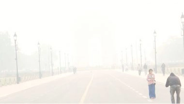 India News | Delhi Wakes Up to Thick Smog as AQI Touches 386, Air Quality Remains in 'very Poor' Category