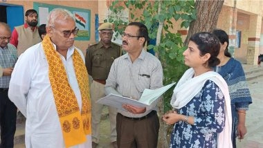 India News | Rajasthan Education Minister Dilawar Conducts Surprise Inspection of Schools in Jodhpur