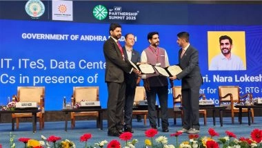 Business News | Anant Raj Plans Rs 4,500 Crore Data Center Investment in Andhra Pradesh; Signs MoU with State Govt