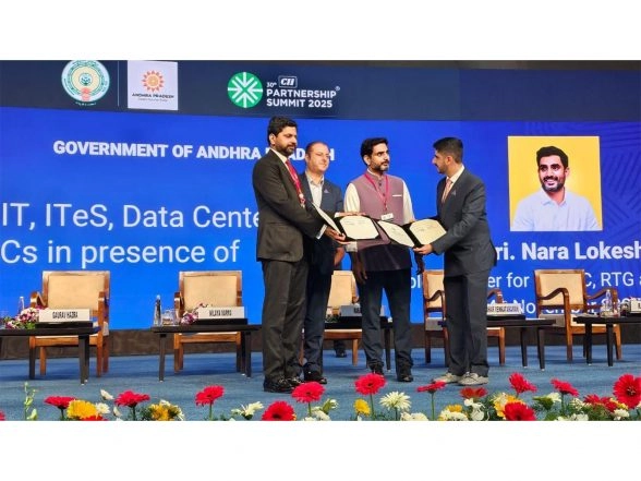 Business News | Anant Raj Plans Rs 4,500 Crore Data Center Investment in Andhra Pradesh; Signs MoU with State Govt
