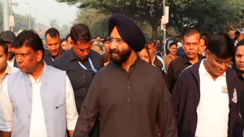 India News | Delhi Environment Minister Manjinder Singh Sirsa Reviews Sanitation and Cleanliness in Vasant Kunj