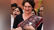 India News | Congress Leader Priyanka Gandhi Extends Greetings on Jharkhand's Foundation Day