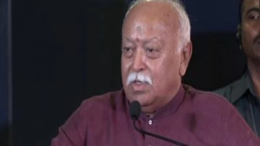 India News | RSS Chief Mohan Bhagwat Visits Govind Dev Ji Temple During Jaipur Tour