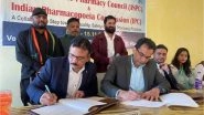 India News | Indian Pharmacopoeia Commission Signs MoU with Jharkhand State Pharmacy Council