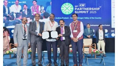 Business News | SECI and Andhra Pradesh Finalise 1200 MWh Battery Energy Storage System, 50 MW Hybrid Project