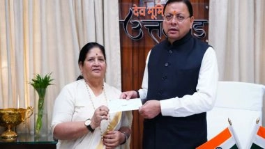India News | Uttarakhand: Renowned Mountaineer Bachendri Pal Donates ₹10 Lakh to Chief Minister's Relief Fund