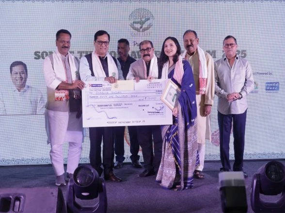 India News | Union Minister Sarbananda Sonowal Confers Sons of the Soil Award to Five Emerging Achievers from Assam