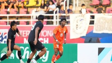 Sports News | Football: India Concede Four Against Thailand U23