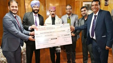 India News | Bank of Baroda Contributes One Crore to Aapda Rahat Kosh of Himachal Pradesh