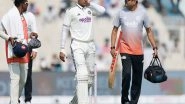 Sports News | Skipper Gill to Take No Further Part in Kolkata Test, Under Observation in Hospital for Neck Injury