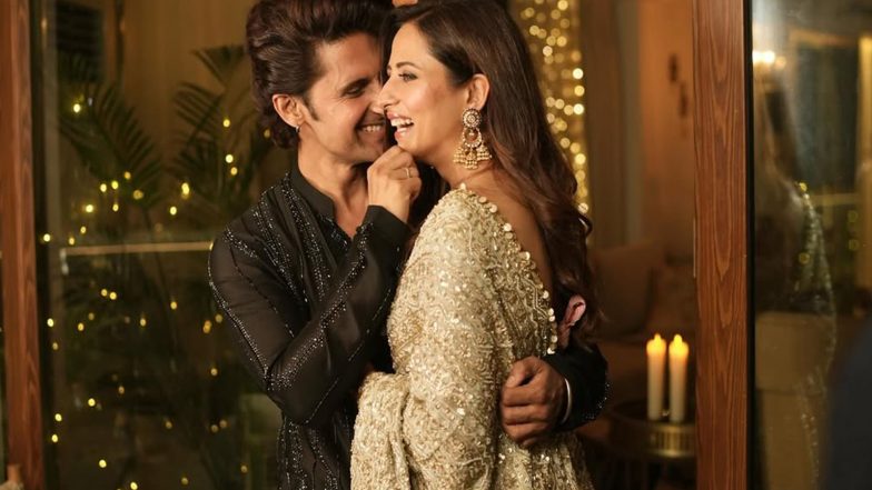 Entertainment News | Ravie Dubey, Sargun Mehta Offer Prayers at Ujjain's Mahakaleshwar Temple, Attend Bhasma Aarti