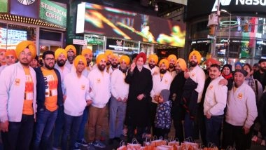 World News | New York: 'Let's Share a Meal' Celebrates Guru Nanak's Teachings Through Serving Free Meals