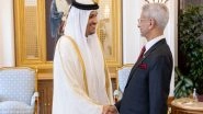 World News | EAM Jaishankar Meets Qatar PM Al Thani, Reviews Aspects of Strategic Partnership