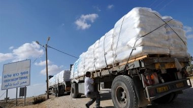 World News | 244th Emirati Aid Convoy Enters Gaza Strip