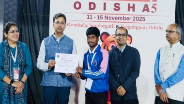 Sports News | Hockey Final at 4th National EMRS Sports Meet 2025 Showcases Emerging Tribal Sports Talent