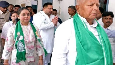 India News | NDA, AIMIM, JD(U) Leaders Raise Questions to RJD over Rohini Acharya's Political Exit
