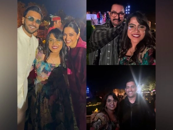 Entertainment News | Ranveer Singh, Deepika Padukone Enjoy Musical Night with Aamir and MS Dhoni, Check Pics