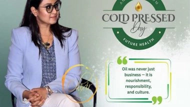 Business News | Honoring the Ghani Tradition: Olixir Oils Commemorates November 17 as World Cold Pressed Day