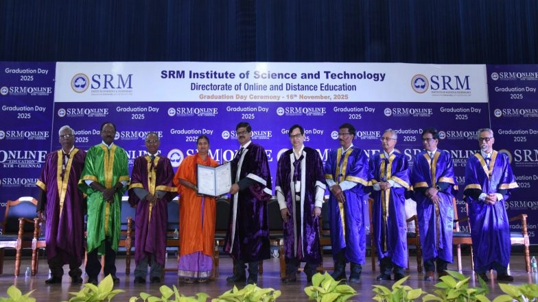 Business News | 4000 Students Graduate from SRMIST's Online & Distance Education Course 2025