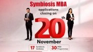 Business News | SNAP 2025 Registration Closing 20th November: Your Final Chance to Apply for Symbiosis MBA Programmes