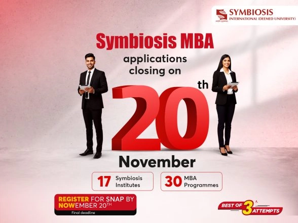 Business News | SNAP 2025 Registration Closing 20th November: Your Final Chance to Apply for Symbiosis MBA Programmes