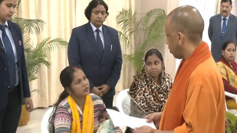 India News | UP CM Adityanath Addresses Public Grievances, Concerns During 'Janta Darshan' in Lucknow