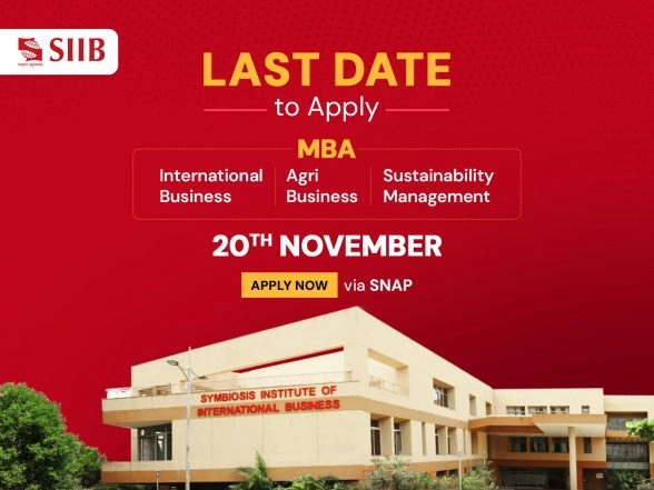 Business News | Last Chance to Apply: SIIB Admissions Closing Soon Through SNAP 2025 Your Gateway to Global Business Leadership